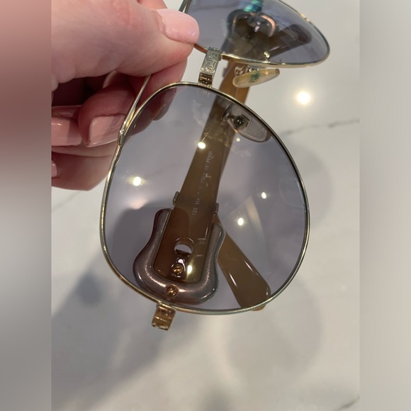 VINTAGE Fendi B Buckle (Guitar) Aviator Sunglasses - Picture 6 of 8